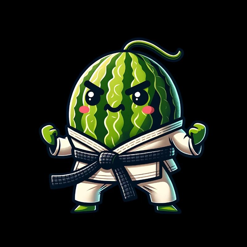 Karate Wassermelone Meister Kampfkunst
