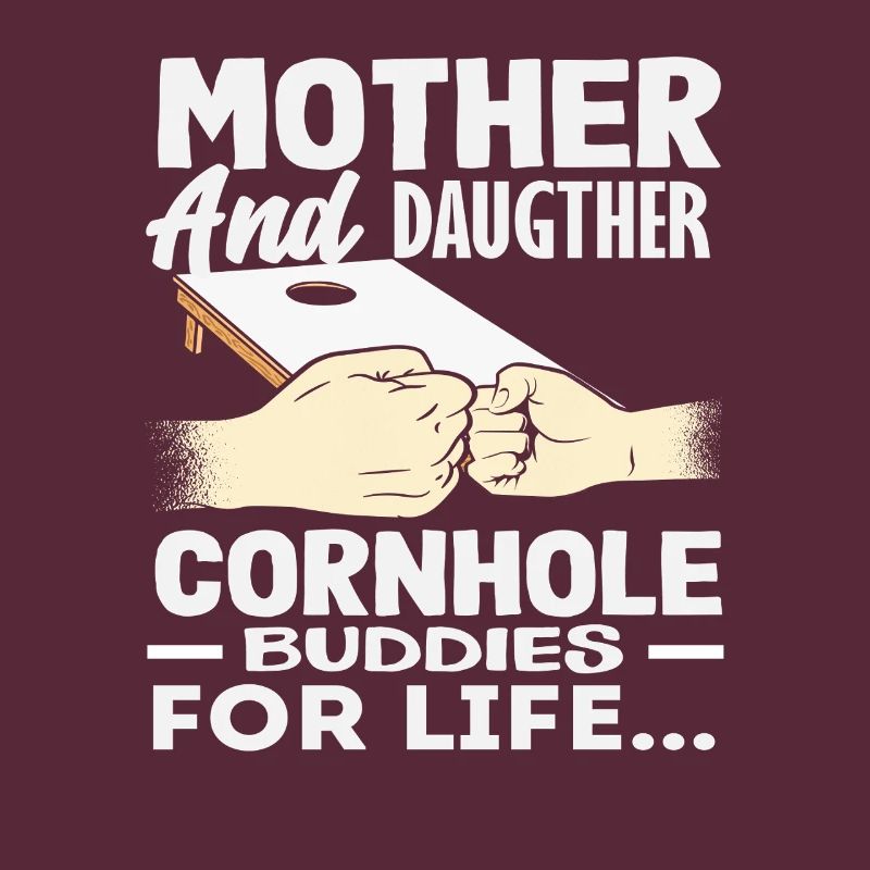 Cornhole Lover Mutter Tochter Team Freunde