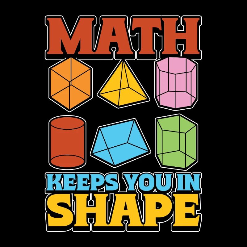 Mathématicien Les mathématiques vous maintiennent dans la géométrie de forme