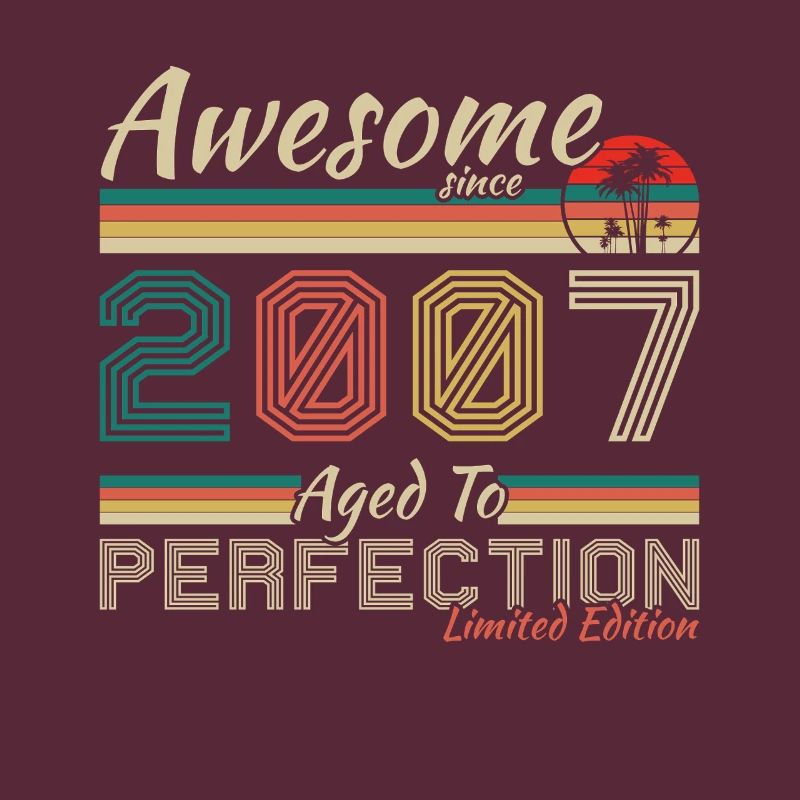 2007 Vintage Retro Birthday Gift