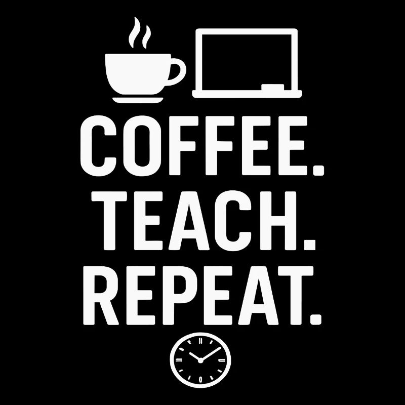 Kaffee Lehrer Spruch Schulalltag