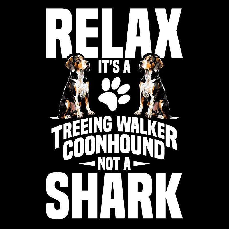 Treeing Walker Coonhound Propriétaire Chiot Relax C’est