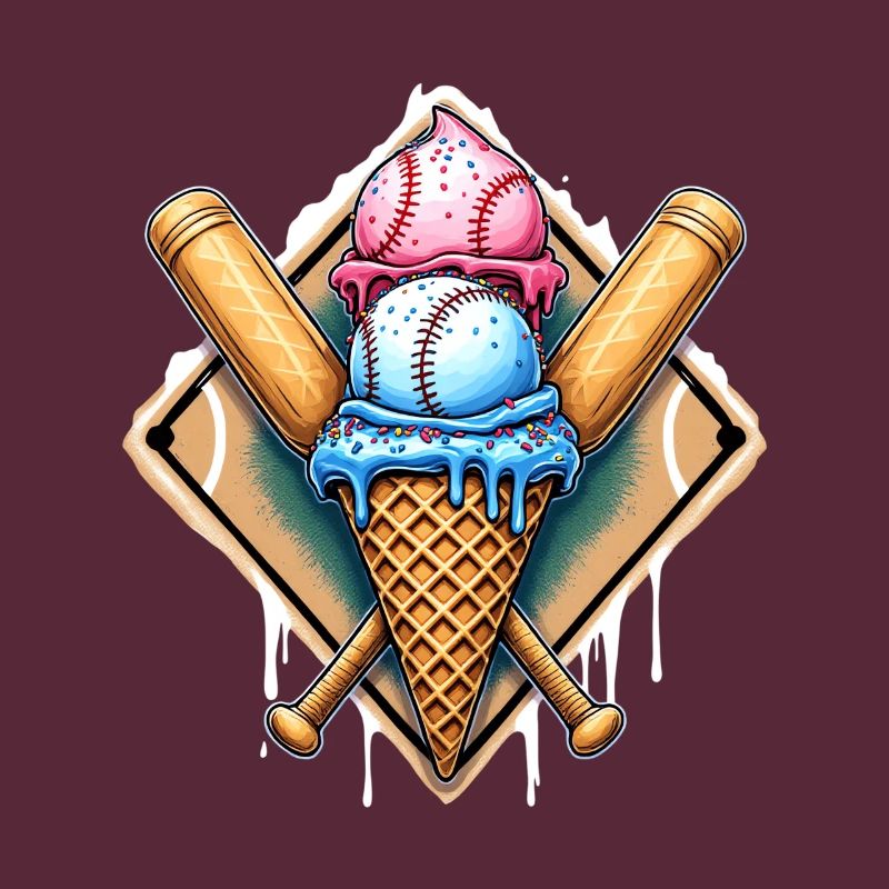 Baseball Eis Baseballschläger