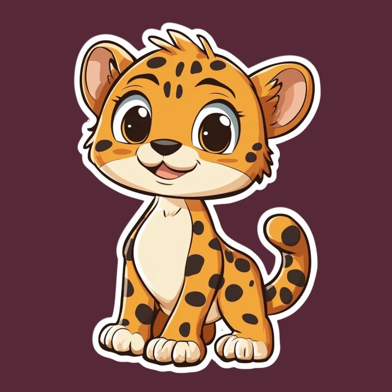Guépard mignon