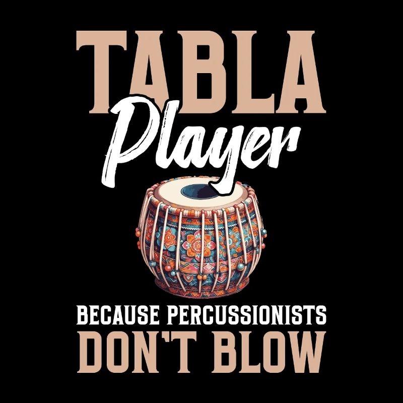 Joueur de tabla, parce que les percussionnistes ne soufflent pas