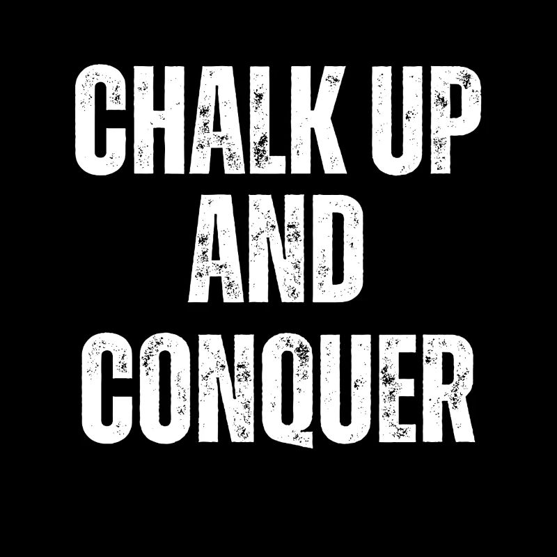 Boulderer Chalk Up et Conquer Bloc