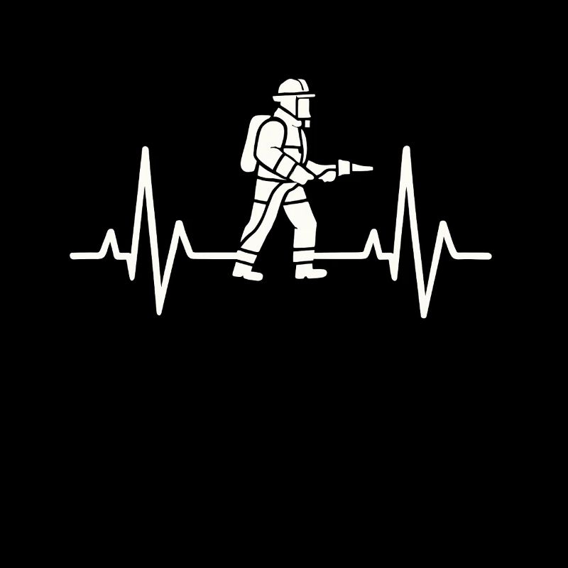 Fire brigade heartbeat – firefighters in action