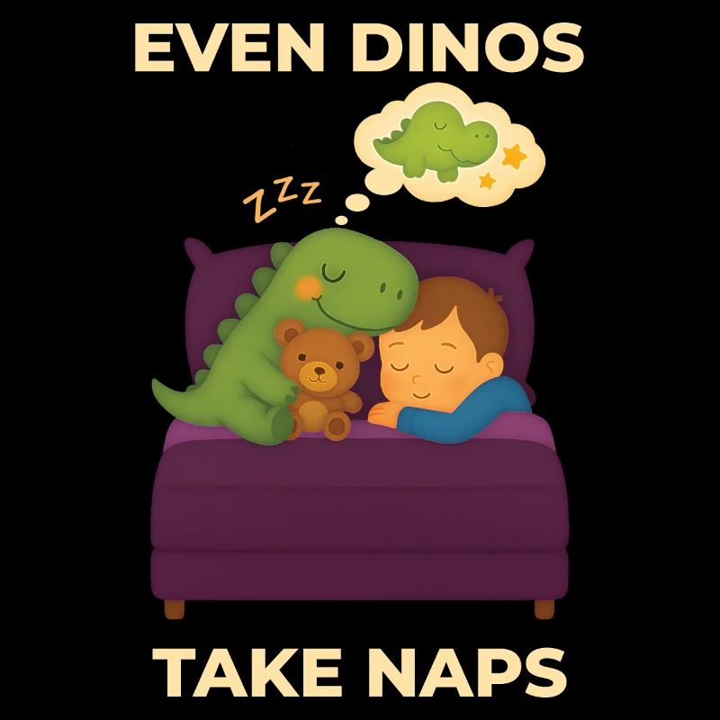 Even Dinos Take Naps Dinosaur Lovers