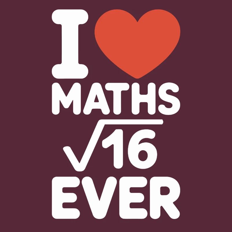 Math J’adore les maths Maths Nerd Professeur de mathématiques