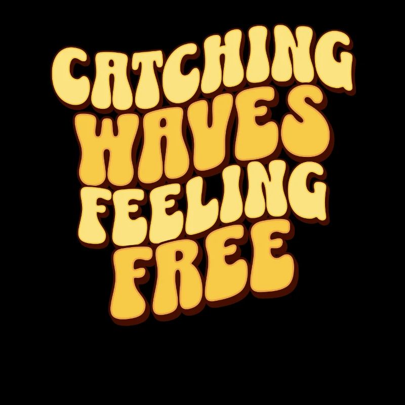 Attraper les vagues en se sentant libre