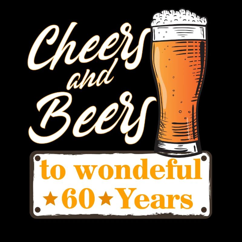Salutations et bières à de merveilleux 60 ans