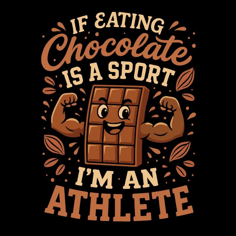 Wenn Schokolade essen ein Sport ist, bin ich ein