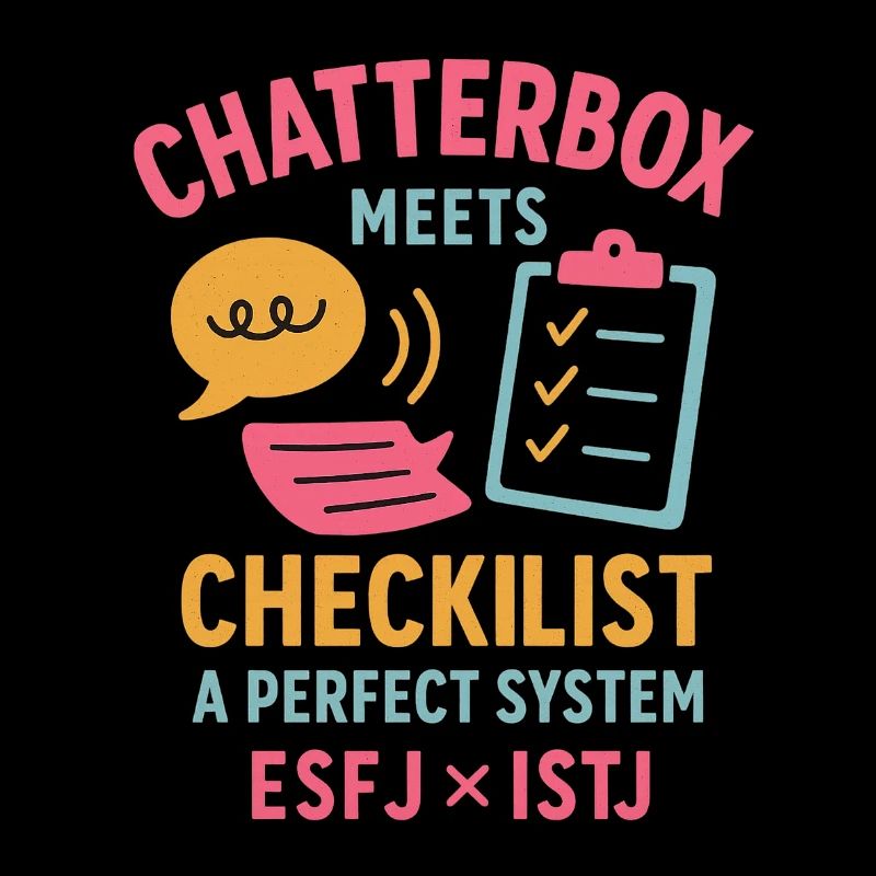 ESFJ × ISTJ – Chatterbox meets checklist