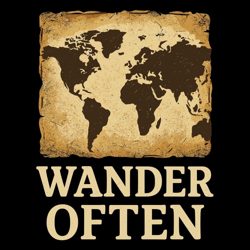 Wander Oft: Abenteuerlust Weltkarte