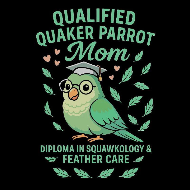 Qualifizierte Quaker Papageienmutter