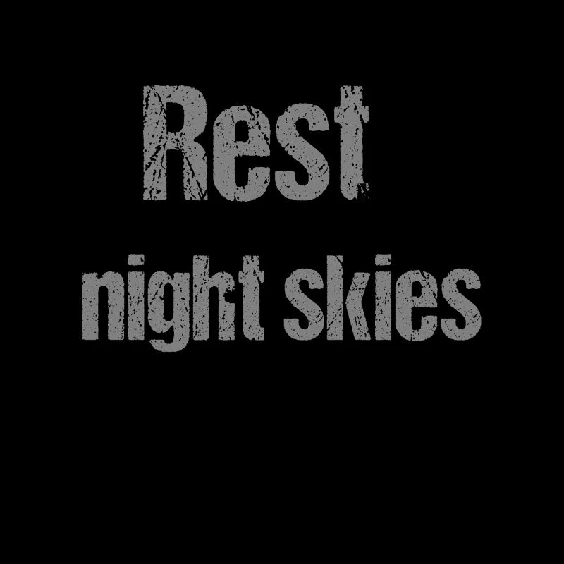 Tranquility under the night sky