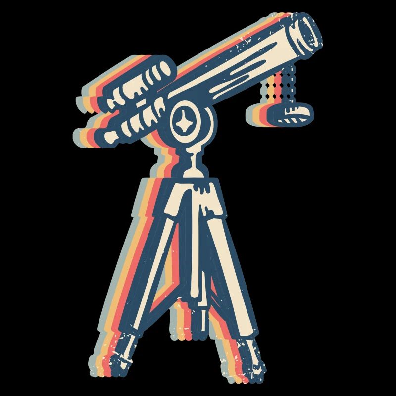 Teleskop Astronomie Sonnensystem Astronomen Retro