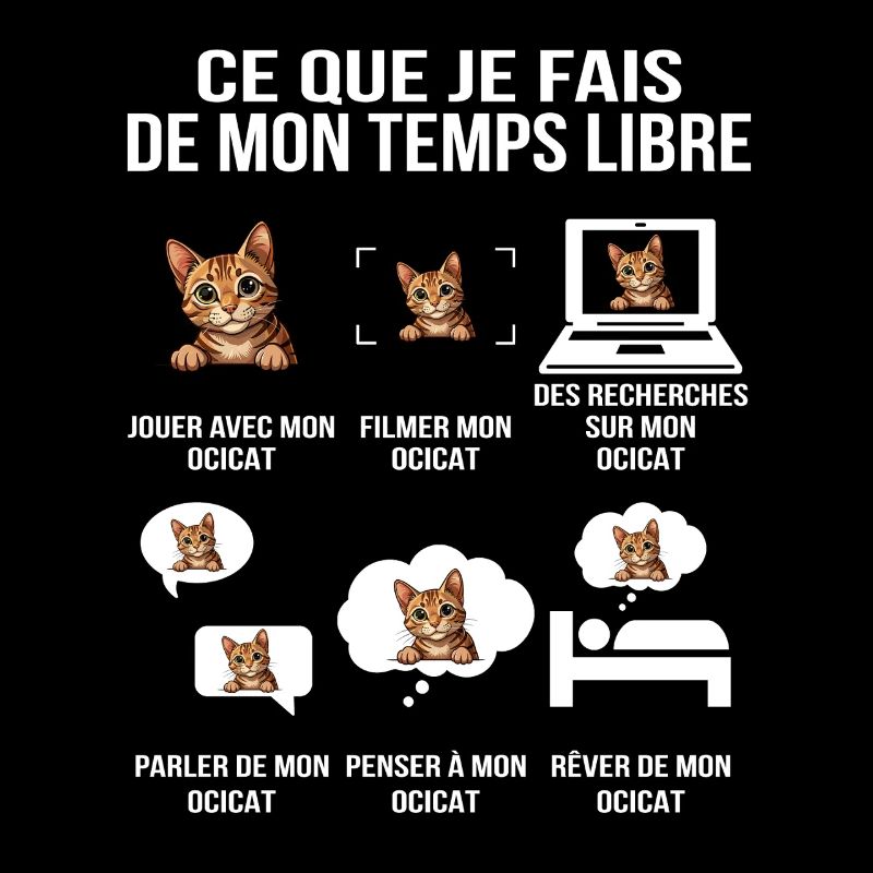 Ce que je fais de mon temps libre Ocicat