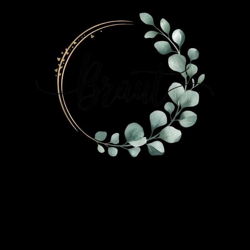 Couronne de fleurs de mariée Eucalyptus Enterrement de vie de garçon Mariage