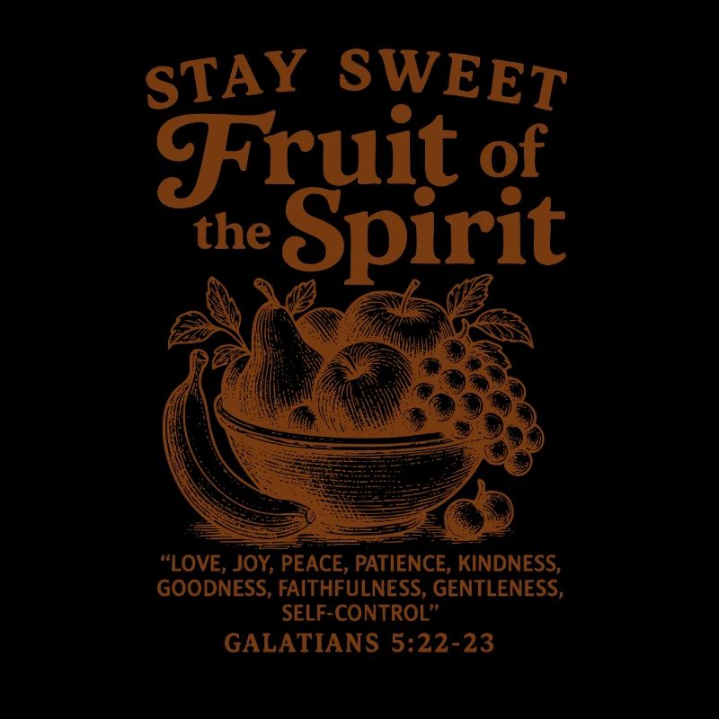 Fruit de l’ Conception de versets bibliques