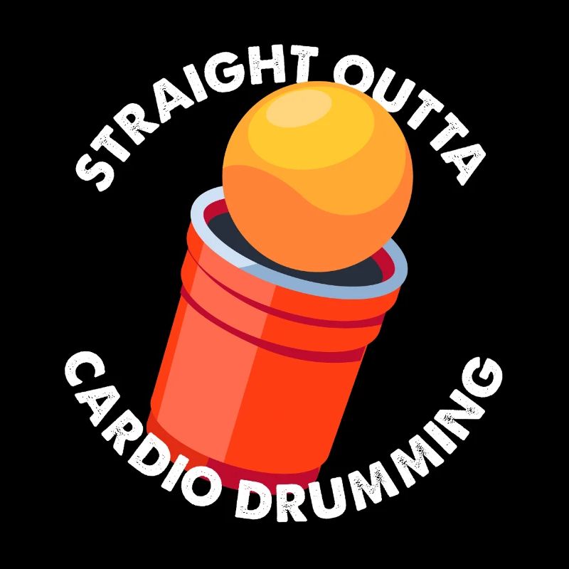 Straight Outta Cardio Drumming Design