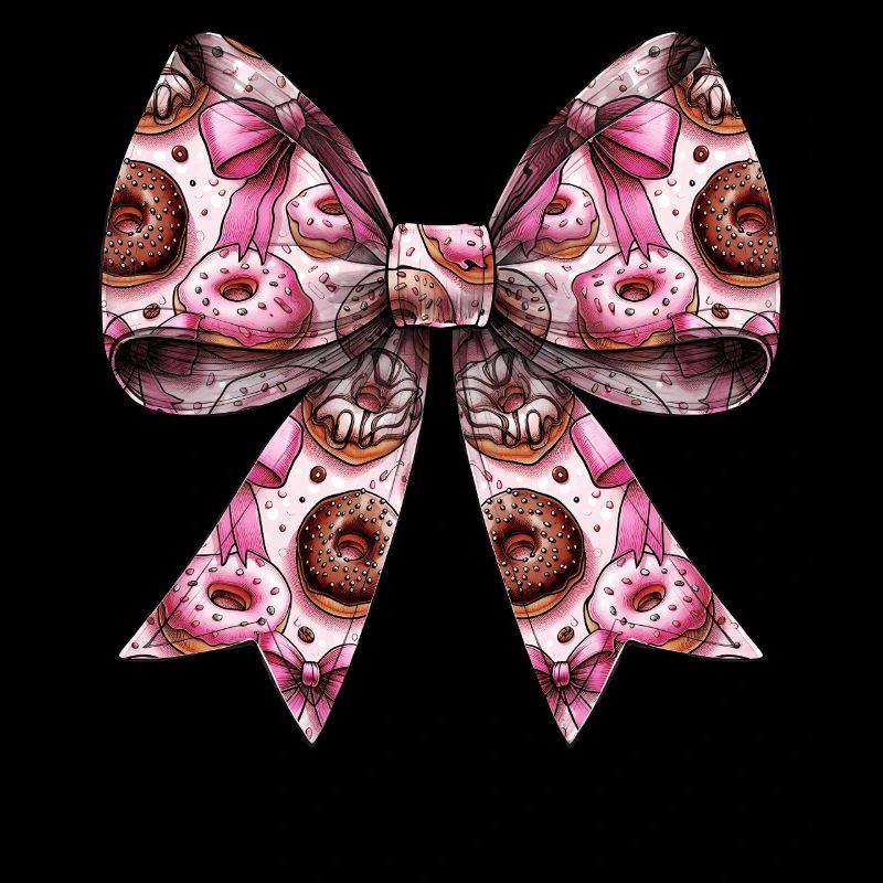 Coquette Bow Donuts Donuts Sprinkles Pattern