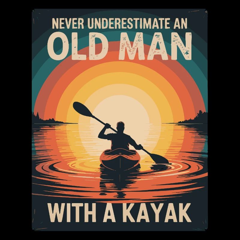 Never Underestimate an Old Man with a Kayak