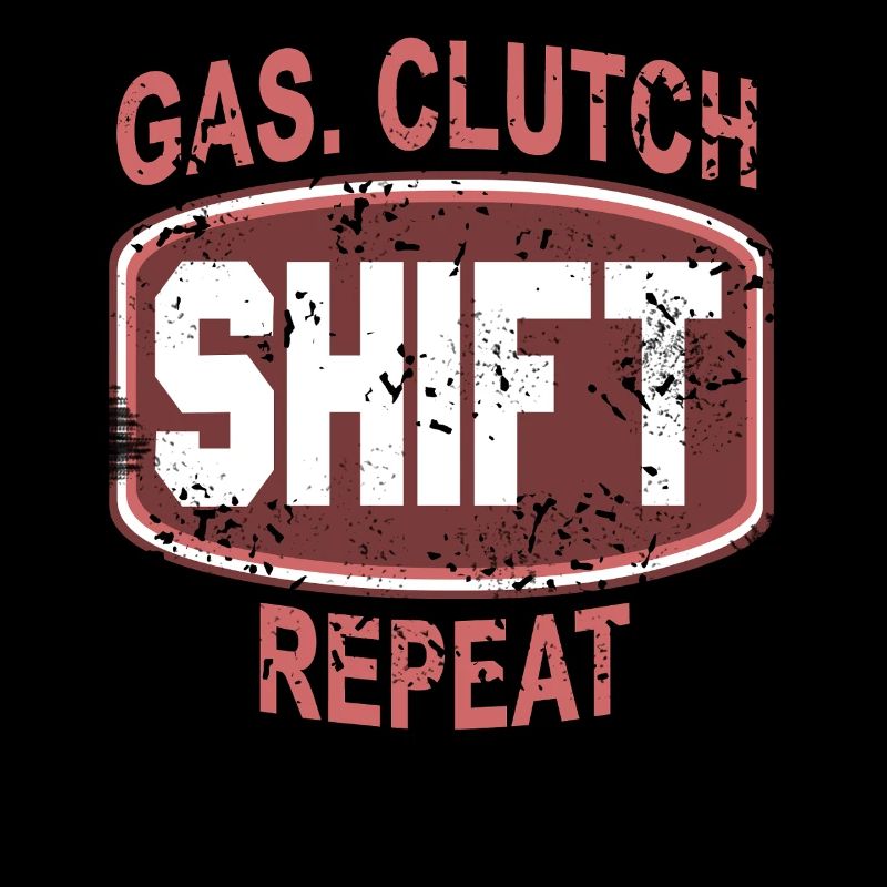 Gas Clutch Shift Repeat Stick Driver Humor