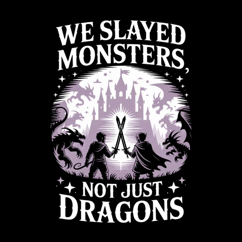Conception héroïque épique avec des dragons