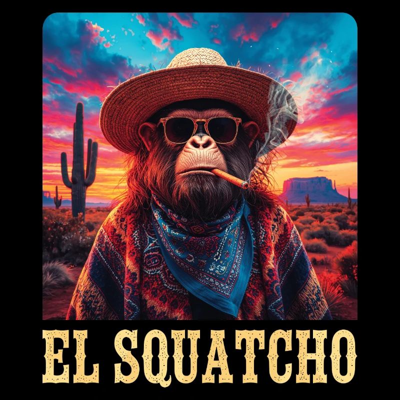 Humor Bigfoot Sasquatch und Squatcho