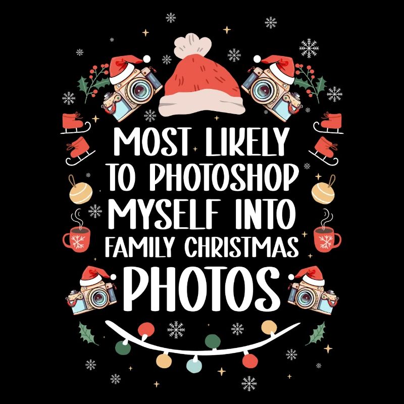 Photographie de Noël Impression Mème