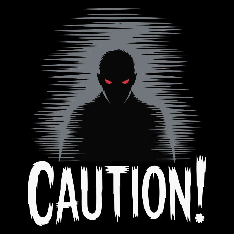 Dark Shadow Caution Graphic