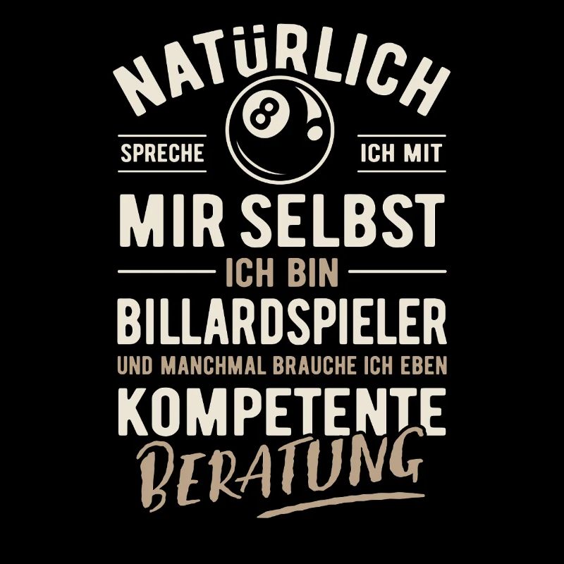 Natürlich spreche ich mit mir selbst - Billard