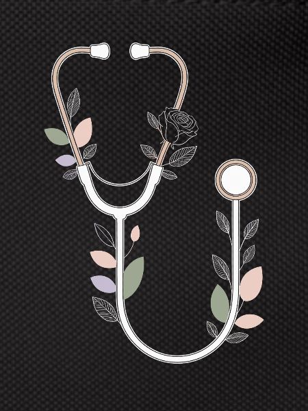 Conception de stéthoscope floral