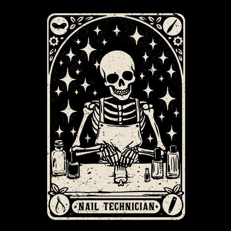 Nail Designer Nail Technician Tarot Card