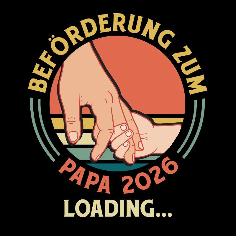 Werdender Vater BEFÖRDERUNG ZUM PAPA 2026