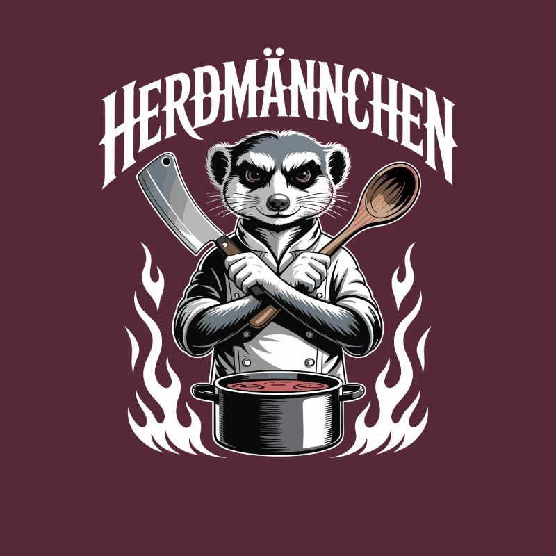 Herdmannchen Kochen Lustiger Koch Herdmannchen