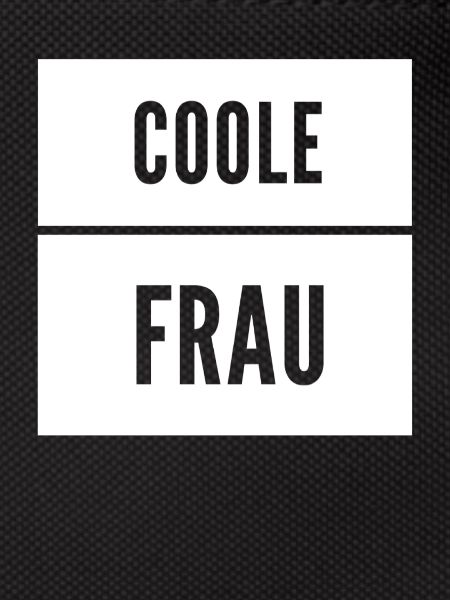 Coole Frau