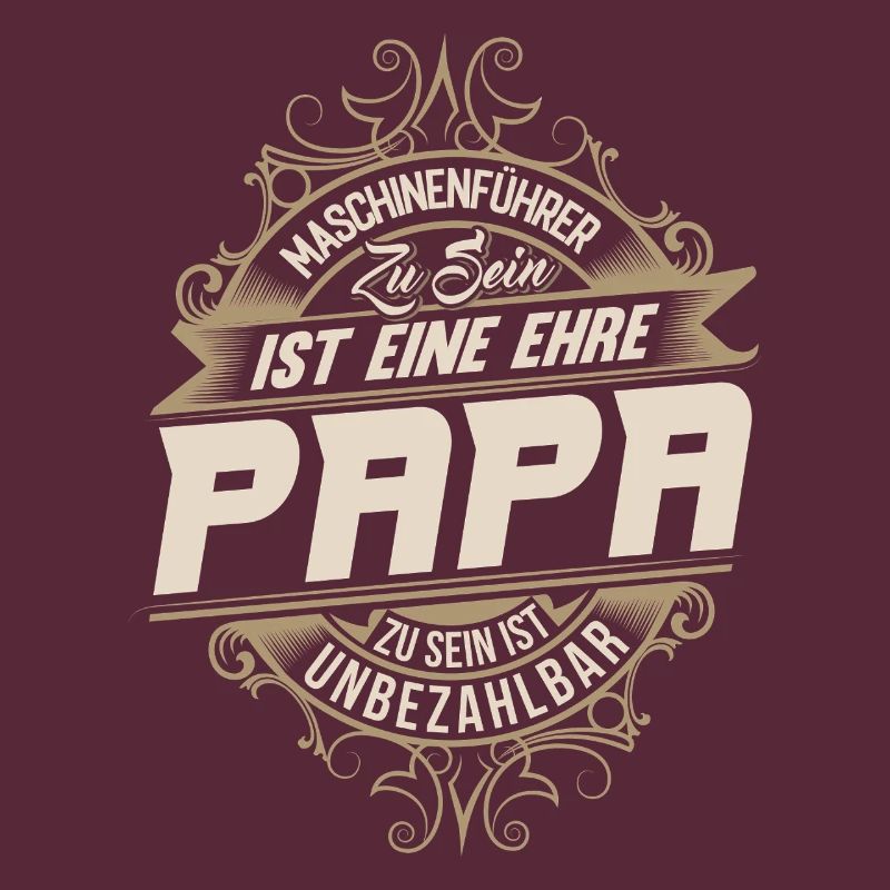 Machine operator dad