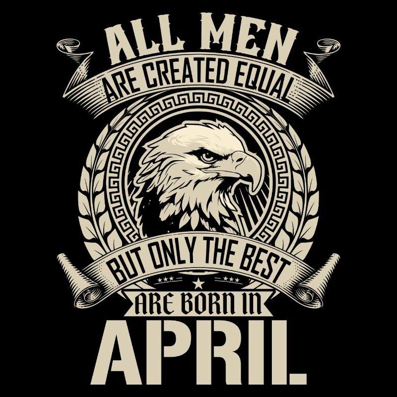 Eagle Pride April Birth Month Design