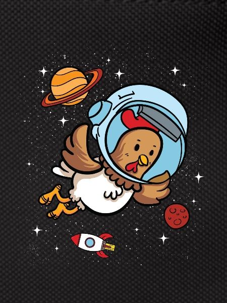 Chicken Chickens Galaxy Universe Astronaut