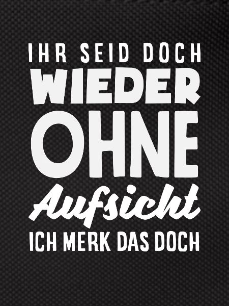 Again without supervision – sarcasm