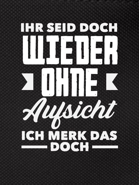 Again without supervision – sarcasm