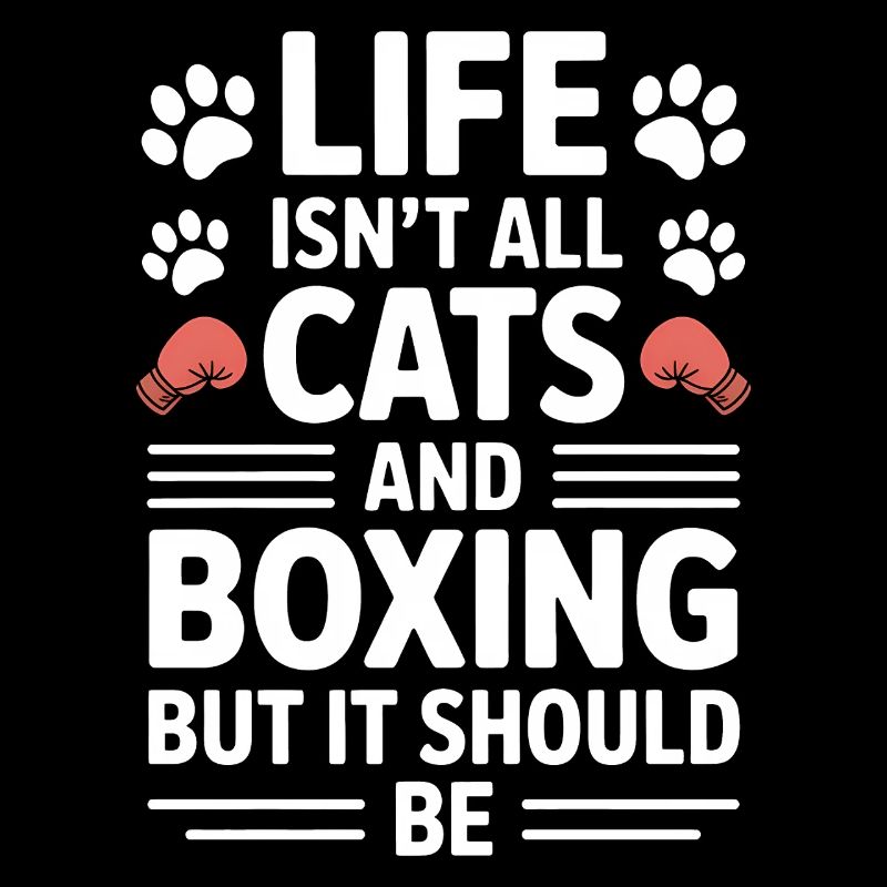 Boxen Spruch Katzen Boxer Lustiges Boxen Geschenk