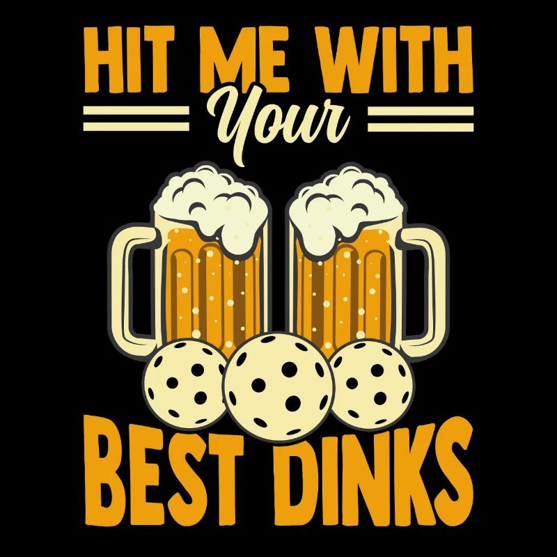Pickleball Bier Paddleball Turnier Dinkball