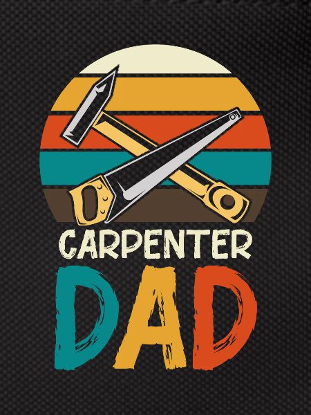 Carpenter Father Retro Tools
