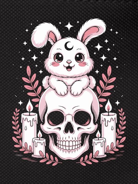 Kawaii Pastel Goth Bunny