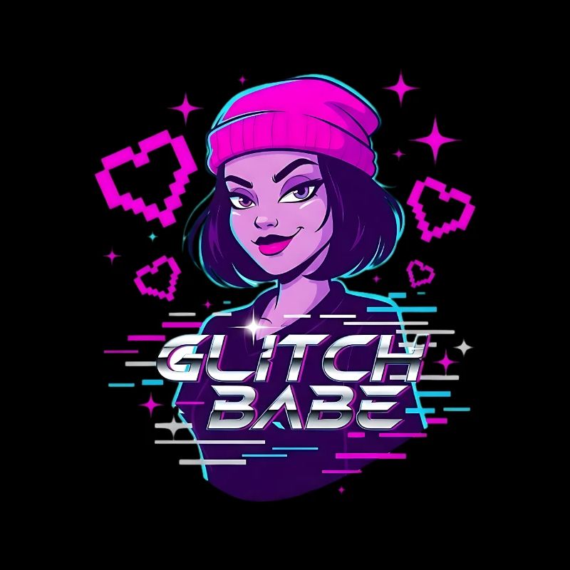 Y2K Retro – Glitch Babe