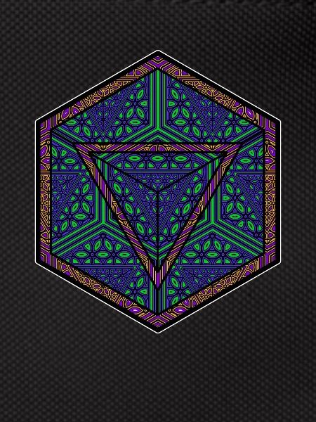 Mandala Kaleidoscope Triangle Pattern Psychedelic