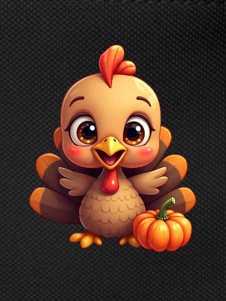 Bébé dinde de Thanksgiving